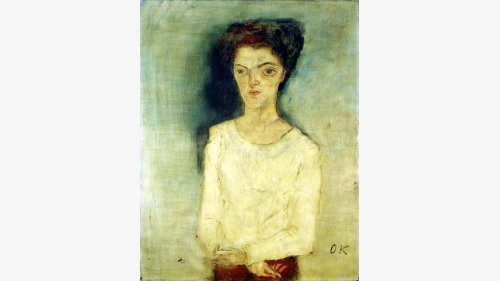 Martha Hirsch na portrétu od Oskara Kokoschky z roku 1909, Neue Galerie New York