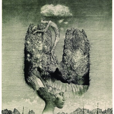 Albín Brunovský, Dáma v klobúku