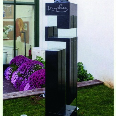 the monument of František Kupka in Paris - Puteaux