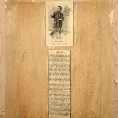 Hošík z lidu, prodávající vstupenky do výstavy