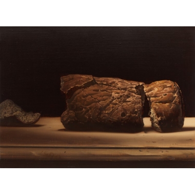 Sigrun´s Bread (The New Romantic), 2015, olej na plátně, 40 x 55 cm, cena na vyžádání
