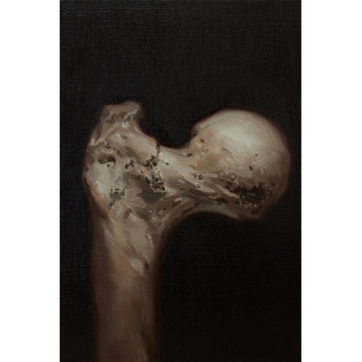 Rembrandt's Hip, 2016, olej na plátně, 45 x 30 cm, (PRODÁNO)