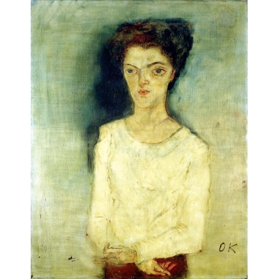 Portrait of Martha Hirsch by Oskar Kokoschka from 1909, Neue Galerie New York